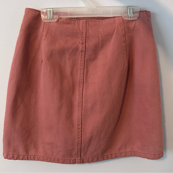 TOPSHOP| Blush denim mini skirt - Picture 2 of 3